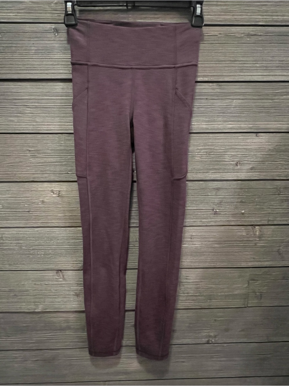 Lululemon Invigorate High-Rise Leggings in Black Heathered Current